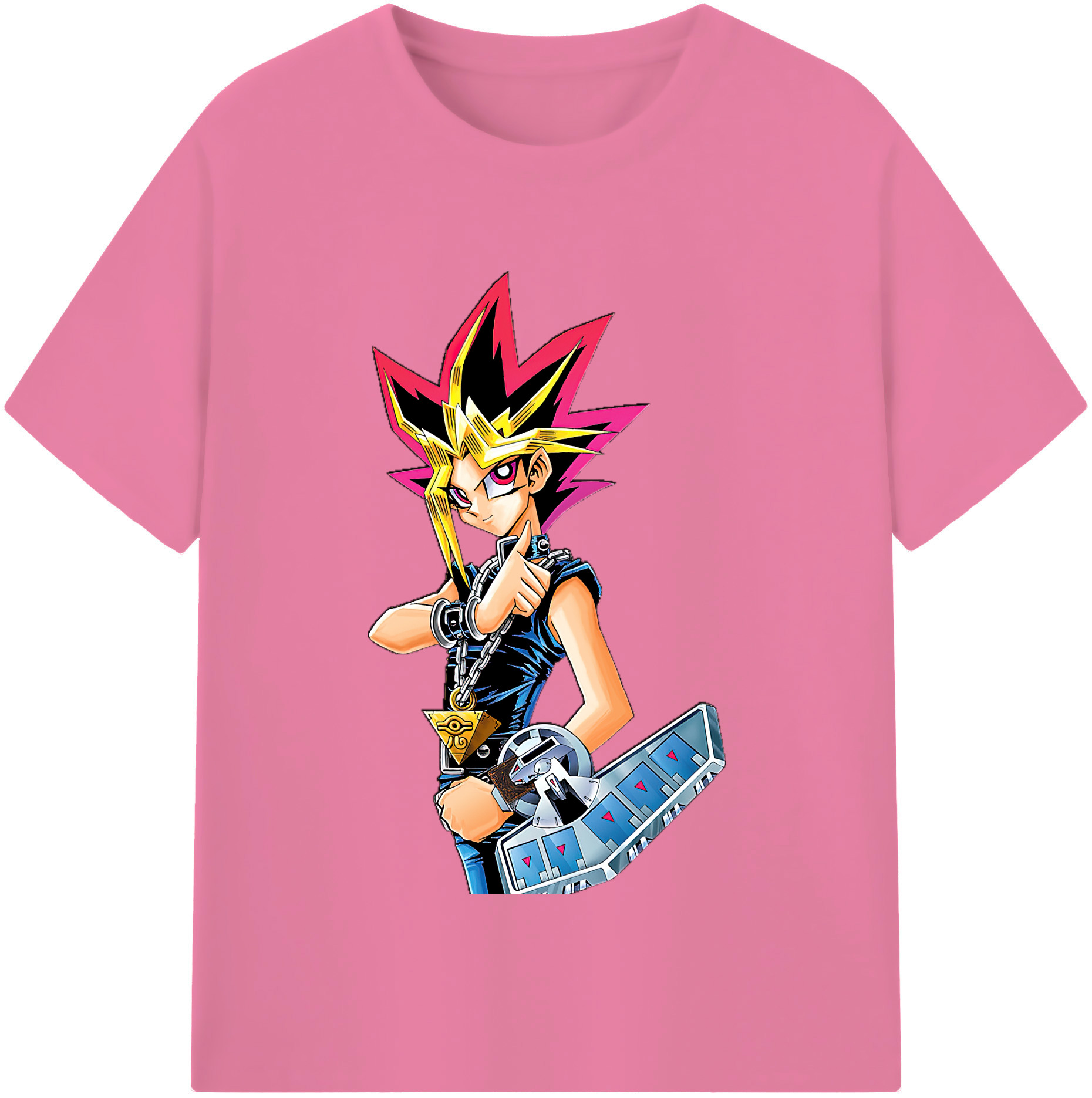 （画像用） 遊☆戯☆王 Yu-Gi-Oh! 綿100％半袖Tシャツ（フロントプリント）
